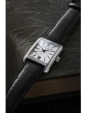 Męski zegarek klasyczny z prostokątną tarczą Frederique Constant Classics Carree Automatic FC-303S4C26