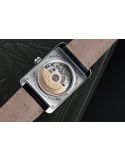 Męski zegarek klasyczny z prostokątną tarczą Frederique Constant Classics Carree Automatic FC-303S4C26