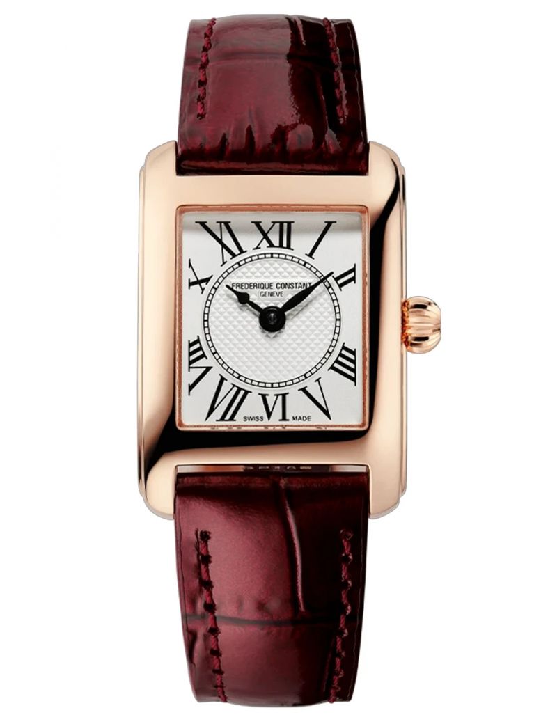 Prostokątny zegarek damski biżuteryjny Frederique Constant Classics Carree Ladies FC-200MC24 Prostokątny zegarek damski biżuteryjny Frederique Constant Classics Carree Ladies FC-200MC24