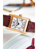 Prostokątny zegarek damski biżuteryjny Frederique Constant Classics Carree Ladies FC-200MC24