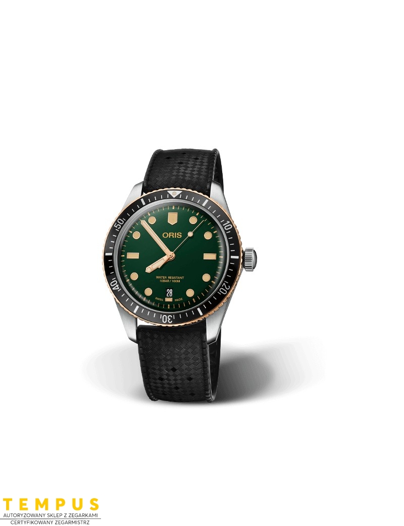 Zegarek sportowy męski Oris Divers Sixty-Five 01 733 7707 4357-07 4 20 18 - Zegarki ORIS