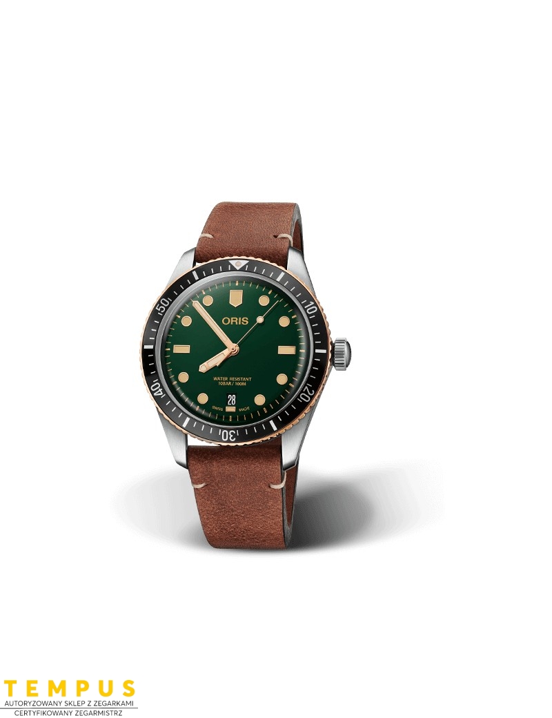 Zegarek sportowy męski Oris Divers Sixty-Five 01 733 7707 4357-07 5 20 45 - Zegarki ORIS