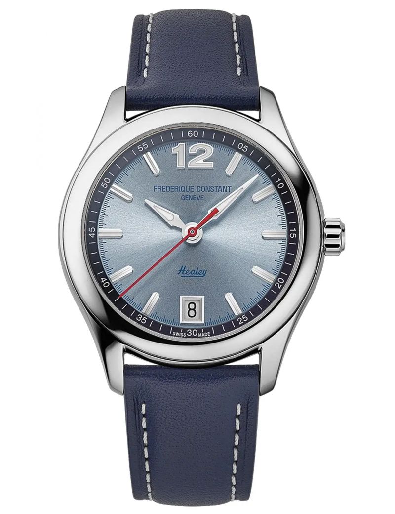 Damski zegarek inspirowany klasyczną motoryzacją Frederique Constant Classics Vintage Rally Healey Automatic FC-303HLBN3B6 Damski zegarek inspirowany klasyczną motoryzacją Frederique Constant Classics Vintage Rally Healey Automatic FC-303HLBN3B6