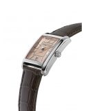 Męski zegarek klasyczny z prostokątną tarczą Frederique Constant Classics Carree Automatic FC-303SAL4C6