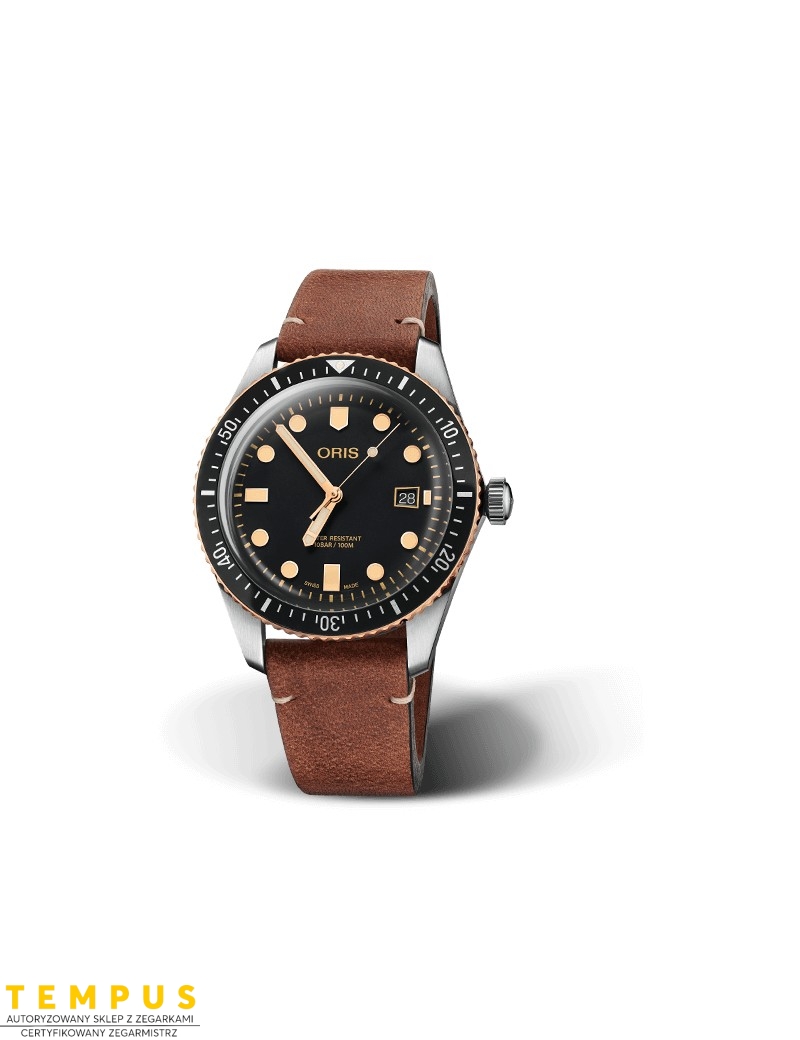Zegarek sportowy męski Oris Divers Sixty-Five 01 733 7720 4354-07 5 21 45 - Zegarki ORIS