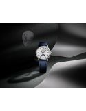 Klasyczny zegarek na pasku skórzanym z fazą księżyca Frederique Constant Slimline Ladies Moonphase FC-206RS1S6