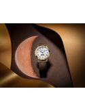 Klasyczny zegarek na pasku skórzanym z fazą księżyca Frederique Constant Slimline Ladies Moonphase FC-206RS1S5