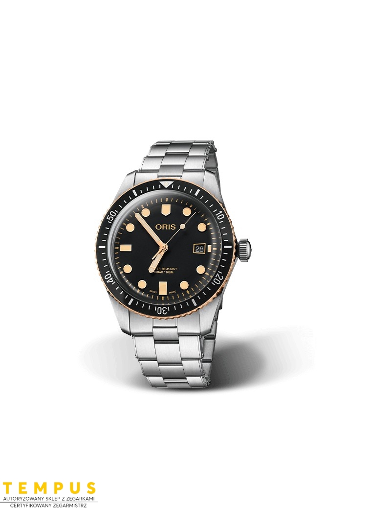Zegarek sportowy męski Oris Divers Sixty-Five 01 733 7720 4354-07 8 21 18 - Zegarki ORIS