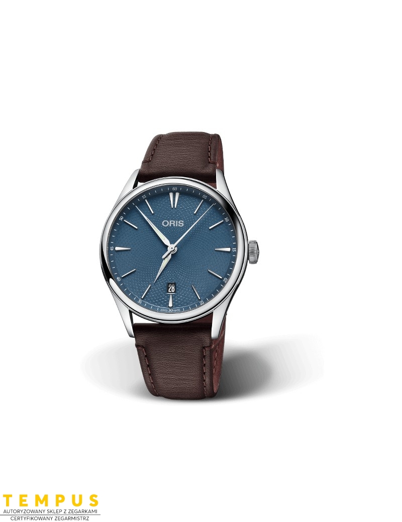 Zegarek klasyczny męski Oris Artelier Date 01 733 7721 4055-07 5 21 31Fc - Zegarki ORIS