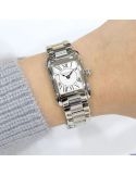 Prostokątny zegarek damski biżuteryjny Frederique Constant Classics Carree Ladies FC-200MC26B