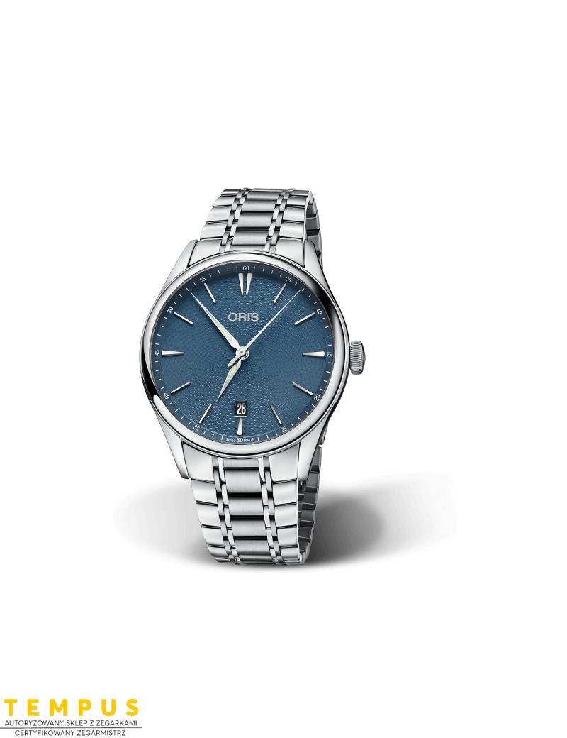 Zegarek klasyczny męski Oris Artelier Date 01 733 7721 4055-07 8 21 88 - Zegarki ORIS