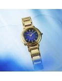 Pozłacany zegarek damski z diamentami Citizen L Arcly Collection Arising EM1099-57L