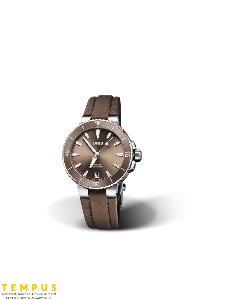 Zegarek sportowy damski Oris Aquis Lady Date 01 733 7731 4156-07 3 18 01Fc - Zegarki ORIS Zegarek sportowy damski Oris Aquis Lady Date 01 733 7731 4156-07 3 18 01Fc - Zegarki ORIS