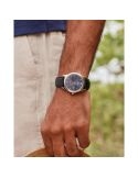 Klasyczny zegarek dla mężczyzn na czarnym pasku skórzanym Citizen Elegance Eco-Drive AW1780-17L Solar