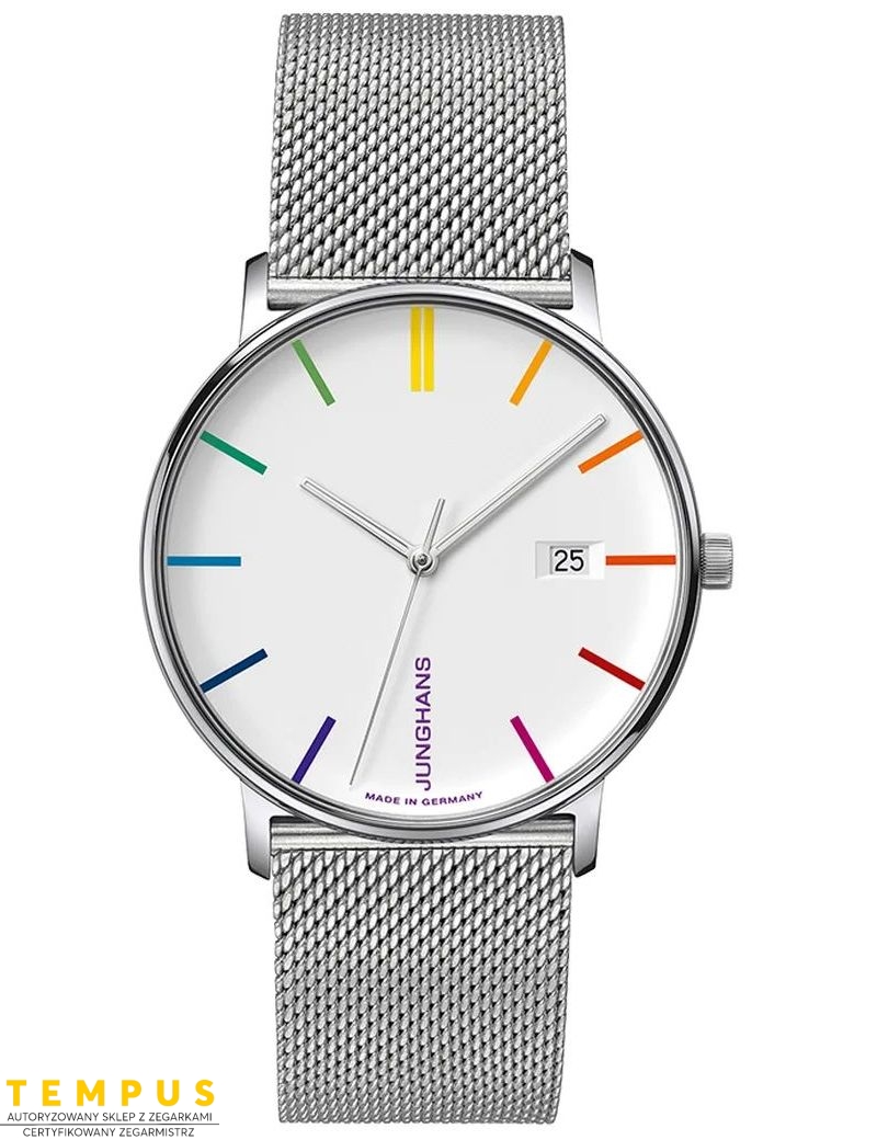 Zegarek z cienką kopertą Junghans FORM Quarz Bauhaus 41/4580.44 Zegarek z cienką kopertą Junghans FORM Quarz Bauhaus 41/4580.44
