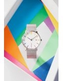 Zegarek z cienką kopertą Junghans FORM Quarz Bauhaus 41/4580.44
