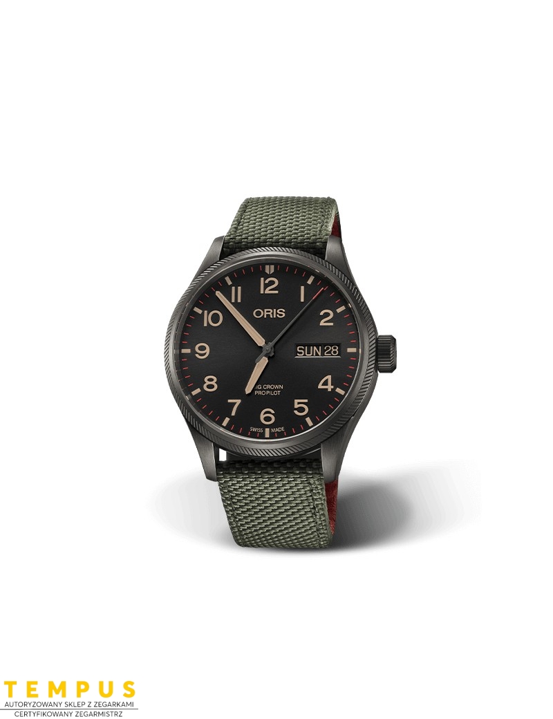 Zegarek lotniczy męski Oris 40Th Squadron Limited Edition 01 752 7698 4274-07 3 22 03Gfc - Zegarki ORIS