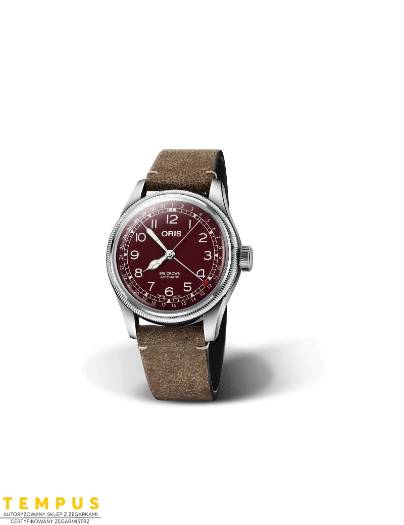 Zegarek lotniczy męski Oris Big Crown Pointer Date 01 754 7741 4068-07 5 20 50 - Zegarki ORIS