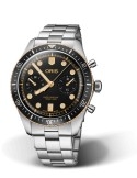 Zegarek sportowy męski Oris Divers Sixty-Five Chronograph 01 771 7744 4354-07 8 21 18 - Zegarki ORIS