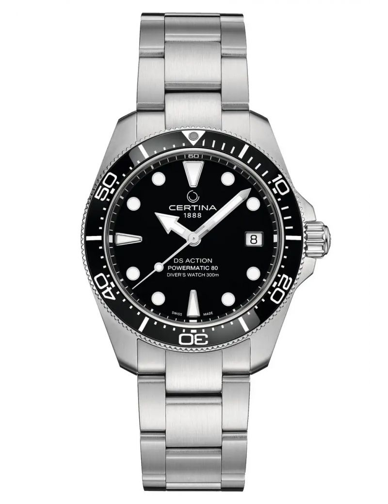 Profesjonalny zegarek do nurkowania 300 m Certina DS Action Diver Powermatic 80 C048.807.11.051.00 Profesjonalny zegarek do nurkowania 300 m Certina DS Action Diver Powermatic 80 C048.807.11.051.00