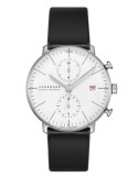 Junghans Max Bill Chronoscope 100 Jahre Bauhaus 027/9900.02 - Zegarki JUNGHANS