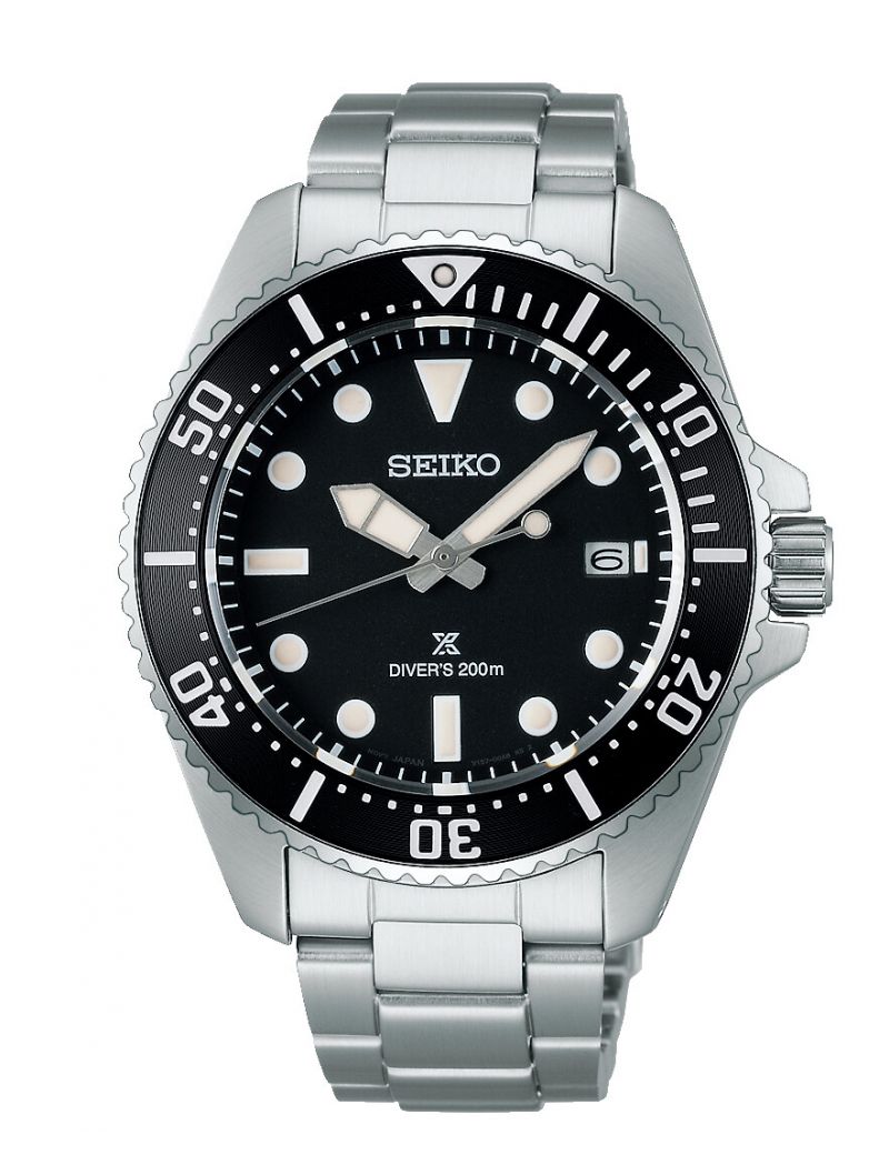 Zegarek do nurkowania na bransolecie Seiko Prospex SEA Solar Diver SNE597P1