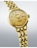 Klasyczny zegarek damski z diamentami Seiko Presage Cocktail Time Eggnog SRE018J1