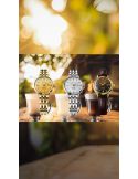 Klasyczny zegarek damski z diamentami Seiko Presage Cocktail Time Jamaican Coffee SRE020J1
