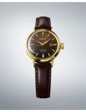 Klasyczny zegarek damski z diamentami Seiko Presage Cocktail Time Jamaican Coffee SRE020J1