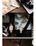 Automatyczny zegarek damski na bransolecie Seiko 5 Sports SNXS SRE021K1 32mm Denim Blue