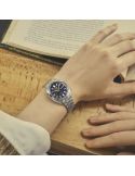Automatyczny zegarek damski na bransolecie Seiko 5 Sports SNXS SRE021K1 32mm Denim Blue