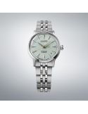 Elegancki zegarek damski na bransolecie Seiko Presage Automatic Cocktail Time Frozen Mojito SRPL63J1 Lady