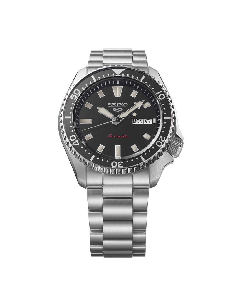 Sportowy zegarek męski Seiko 5 Sports SKX Series SRPL85K1 Redux Kuro Black Sportowy zegarek męski Seiko 5 Sports SKX Series SRPL85K1 Redux Kuro Black