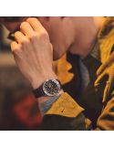 Elegancki zegarek męski do garnituru Seiko Presage Automatic Style 60s SSA461J1 Skeleton