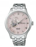 Elegancki zegarek męski z widocznym mechanizmem Seiko Presage Japanese Garden Open Heart SSA465J1