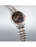 Elegancki zegarek męski z widocznym mechanizmem Seiko Presage Japanese Garden Open Heart SSA466J1