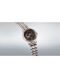 Elegancki zegarek męski z widocznym mechanizmem Seiko Presage Japanese Garden Open Heart SSA466J1