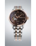 Elegancki zegarek męski z widocznym mechanizmem Seiko Presage Japanese Garden Open Heart SSA466J1