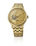 Elegancki zegarek męski z widocznym mechanizmem Seiko Presage Japanese Garden Open Heart SSA468J1