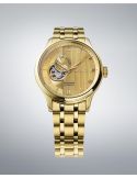 Elegancki zegarek męski z widocznym mechanizmem Seiko Presage Japanese Garden Open Heart SSA468J1