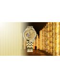 Elegancki zegarek męski z widocznym mechanizmem Seiko Presage Japanese Garden Open Heart SSA468J1