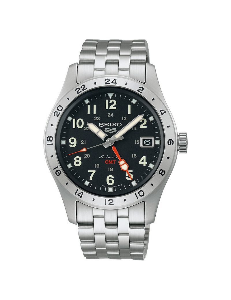Lotniczy zegarek męski Seiko Field 5 Sports Presage Series GMT SSK023K1 Deploy Lotniczy zegarek męski Seiko Field 5 Sports Presage Series GMT SSK023K1 Deploy