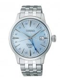 Klasyczny zegarek męski do garnituru Seiko Presage Automatic Cocktail Skydiving GMT SSK037J1
