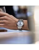 Klasyczny zegarek męski do garnituru Seiko Presage Automatic Cocktail Skydiving GMT SSK037J1