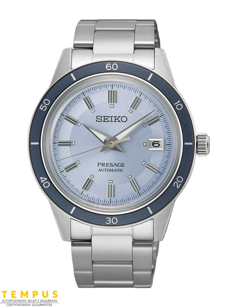 Elegancki zegarek męski do garnituru Seiko Presage Automatic Style 60s Limited Edition SRPL19J1 Elegancki zegarek męski do garnituru Seiko Presage Automatic Style 60s Limited Edition SRPL19J1