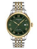 Zegarek męski z zieloną tarczą Tissot Le Locle Powermatic 80 T006.407.22.093.00 Swiss Made