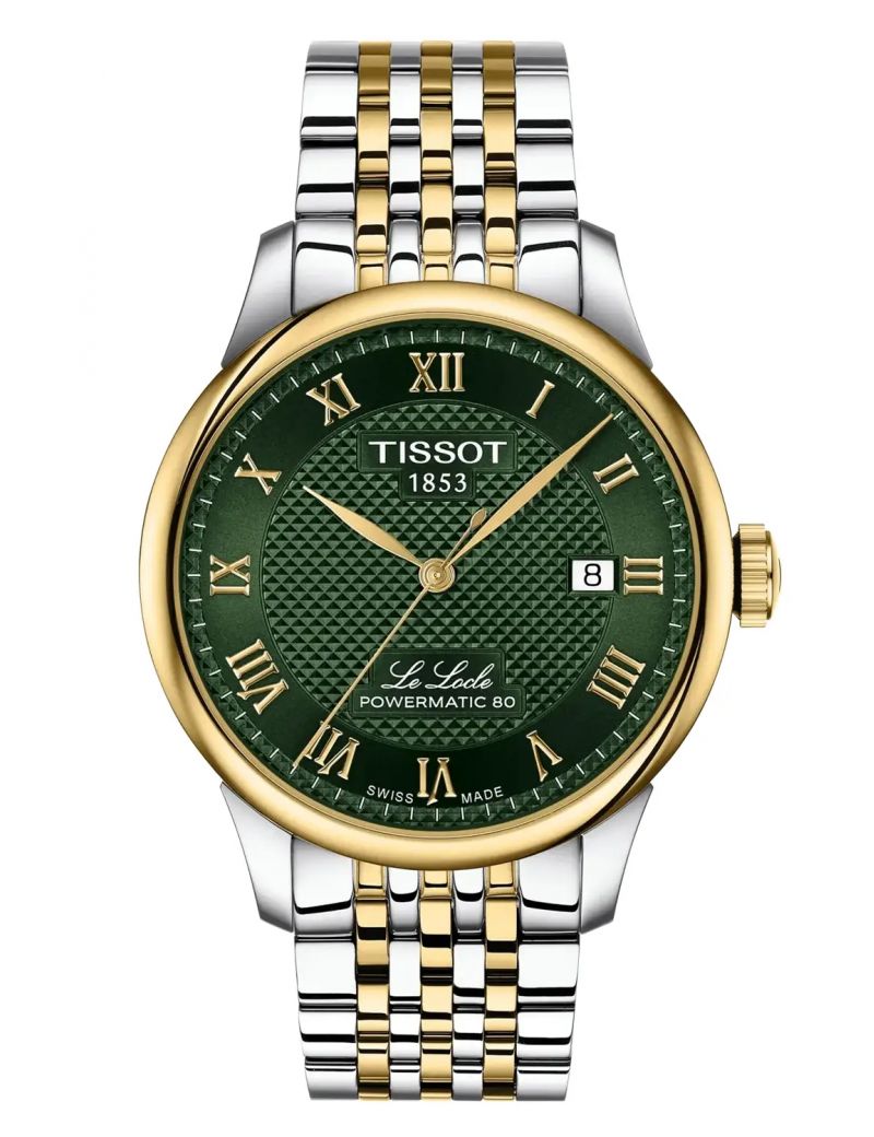Zegarek męski z zieloną tarczą Tissot Le Locle Powermatic 80 T006.407.22.093.00 Swiss Made Zegarek męski z zieloną tarczą Tissot Le Locle Powermatic 80 T006.407.22.093.00 Swiss Made