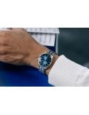 Zegarek automatyczny na bransolecie Junghans Meister S Automatic 36 27/4582.44 Dark Blue Dial