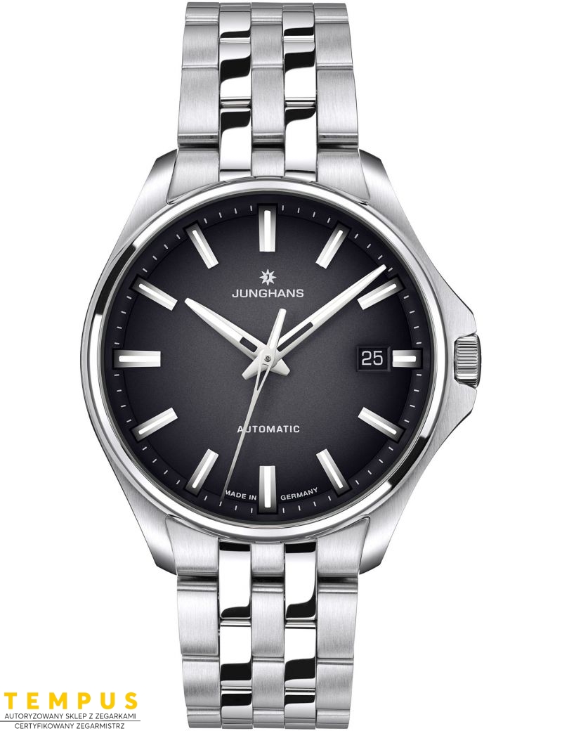 Zegarek automatyczny na bransolecie Junghans Meister S Automatic 36 27/4580.44 Anthracite Dial Zegarek automatyczny na bransolecie Junghans Meister S Automatic 36 27/4580.44 Anthracite Dial