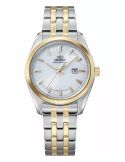 Klasyczny zegarek damski solarny na bransolecie Orient Stretto RA-WG0601S10B Date Lady Solar